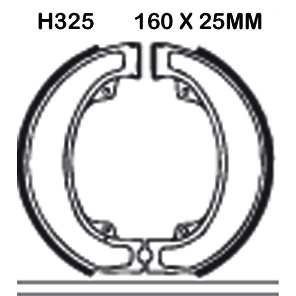EBC EBC Brake Shoes H325